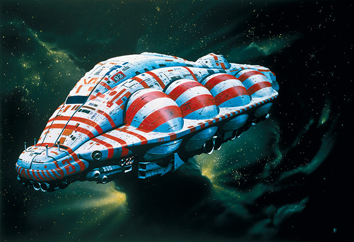 Chris Foss: Design for Alien spaceship