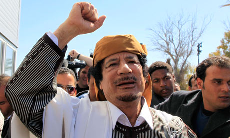 Muammar Gaddafi in Tripoli