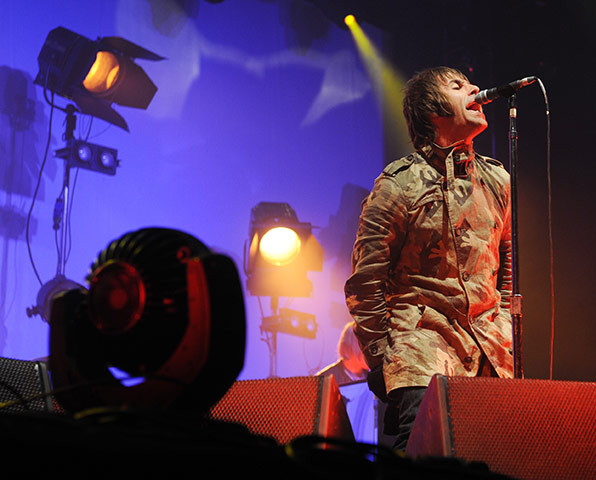 Reading/Leeds festival: 27 August: Liam Gallagher performs with Beady Eye at Leeds Festival 