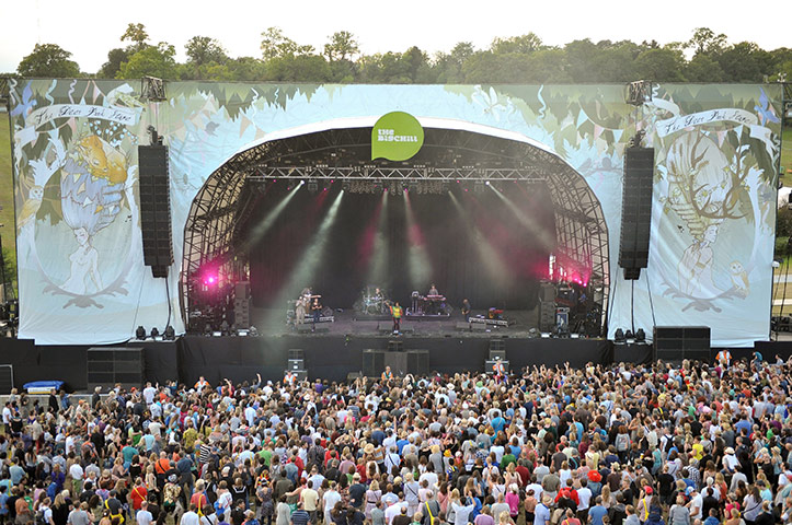Big Chill: Main stage at The Big Chill Festival