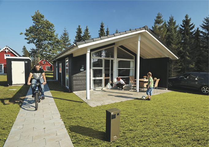 Scandinavian cabins: Danish Bungalows,  Lalandia, Billund, Denmark