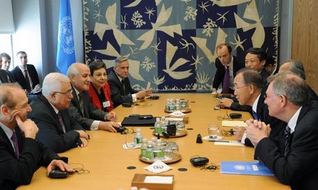 Mahmoud Abbas at the UN in New York