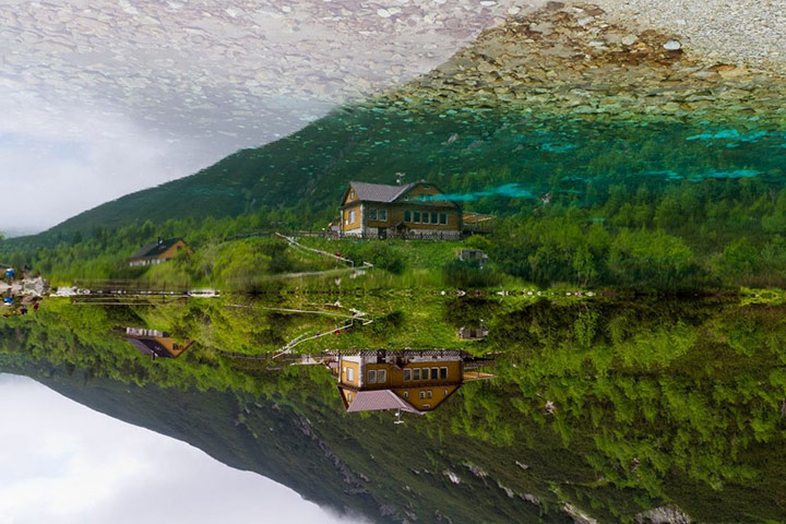 slovakia: Cottage by Lake