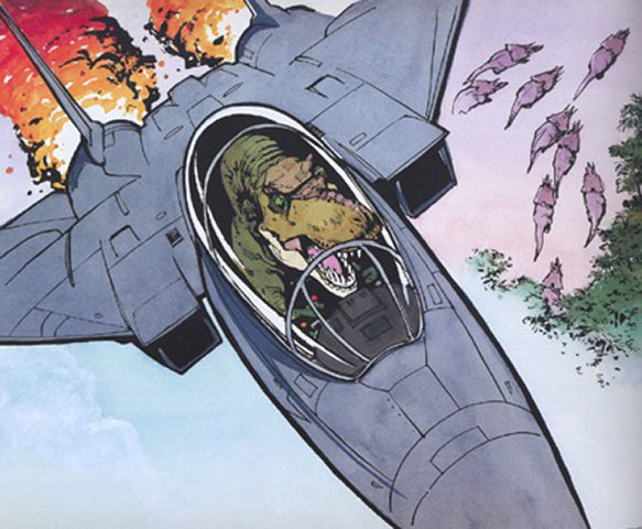 10 best: Dinosaurs: T.rex fighter pilots