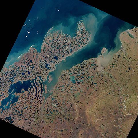 Satellite Eye on Earth: Liverpool Bay in Canada’s Northwest Territories