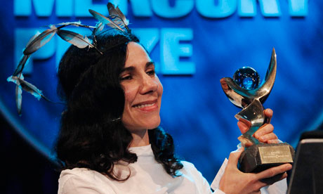 PJ Harvey wins Mercury music prize for the second time