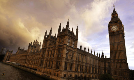 Houses of Parliament at twighlight