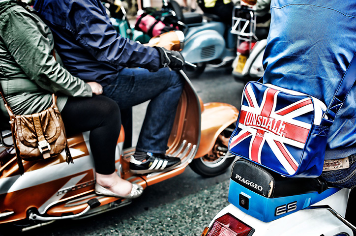 Iconic scooters: Isle of White scooter rally
