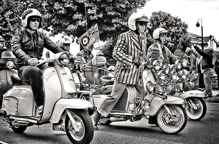 Iconic scooters: Annual Isle of White scooter rally