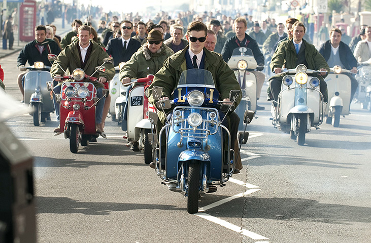 Iconic scooters: Sam Riley in Brighton Rock, 2010