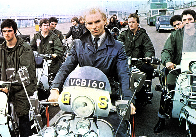 Iconic scooters: Sting in QUadrophenia, 1979