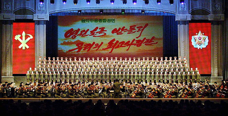 Week in music: Members of the Korean People's Army Concert Troupe