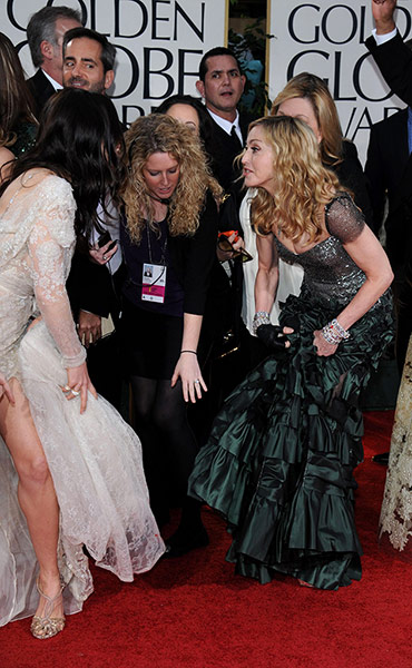 Golden Globe lessons: Jessica Biel and Madonna
