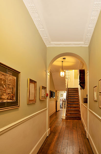 dickens interiors gallery: Hallway Doughty Street