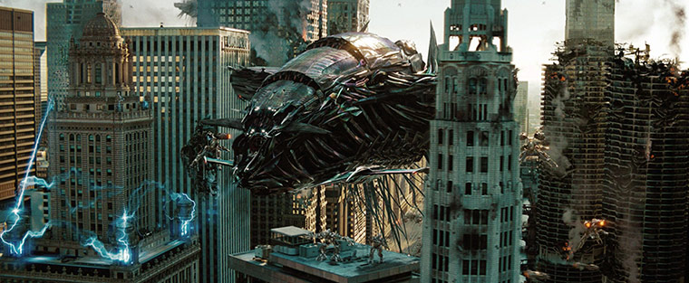 Skyscrapers in film: Transformers: Dark of the Moon film still