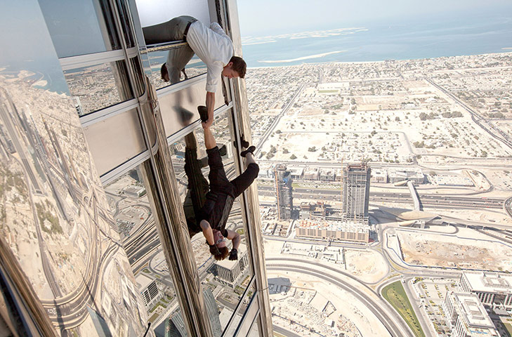 Skyscrapers in film: Mission: Impossible - Ghost Protocol, film still