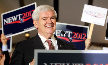 Newt Gingrich makes a campaign stop in Naples, Florida
