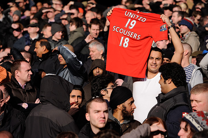 Liverpool v Man Utd: United fans defiant but sad after the final whistle