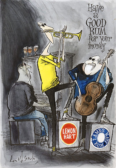 Ronald Searle: The Band Have a Good Rum for Your Money by Ronald Searle