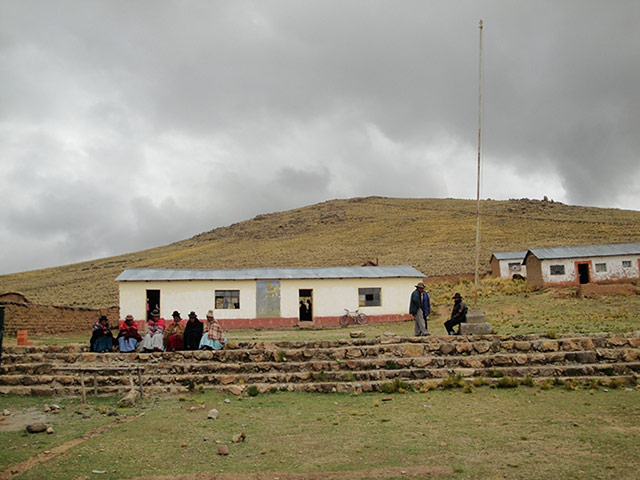 Euro-Solar programe: by lake Titicaca in Peru , Puno Region