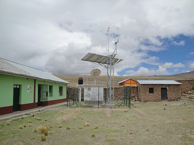 Euro-Solar programe: by lake Titicaca in Peru , Puno Region