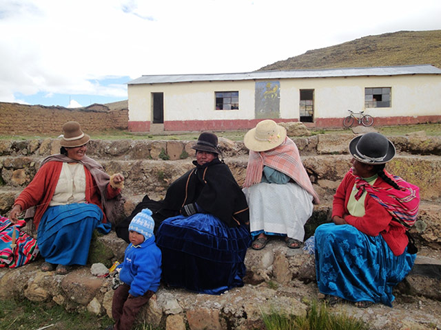 Euro-Solar programe: by lake Titicaca in Peru , Puno Region