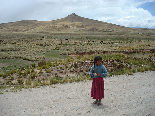 Euro-Solar programe: by lake Titicaca in Peru , Puno Region