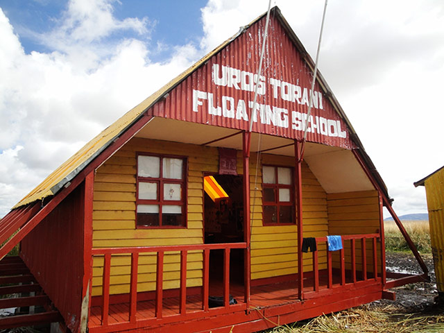 Euro-Solar programe: by lake Titicaca in Peru , Puno Region