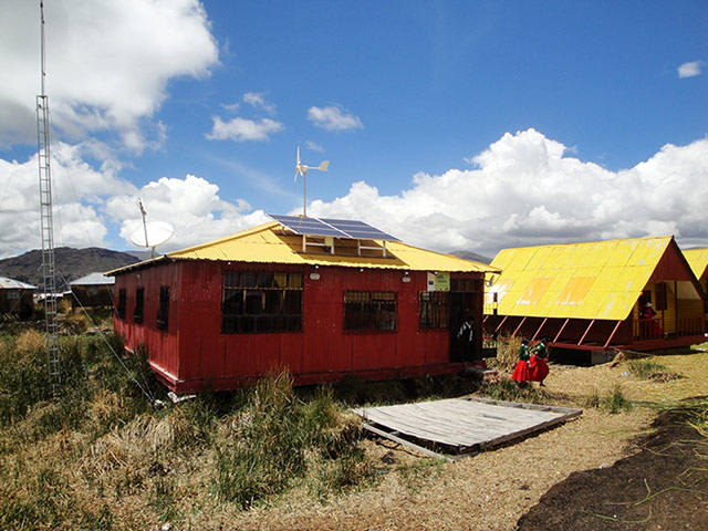 Euro-Solar programe: by lake Titicaca in Peru , Puno Region