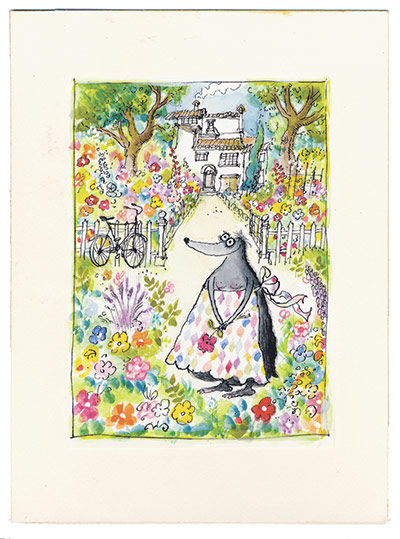 Mrs Mole by Ronald Searle: Mrs Mole by Ronald Searle