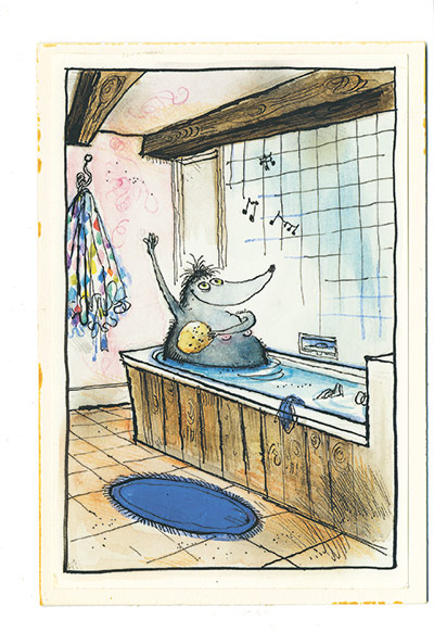 Mrs Mole by Ronald Searle: Mrs Mole by Ronald Searle