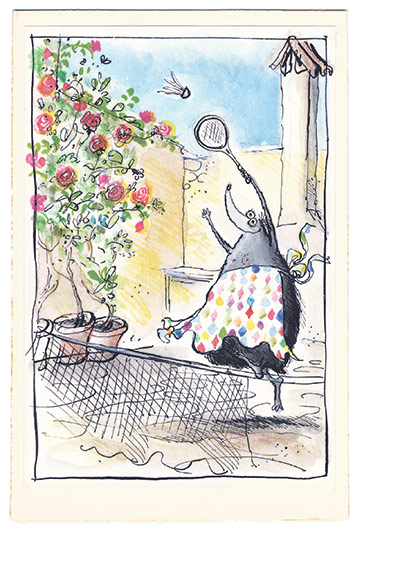 Mrs Mole Ronald Searle 2: Mrs Mole by Ronald Searle 2