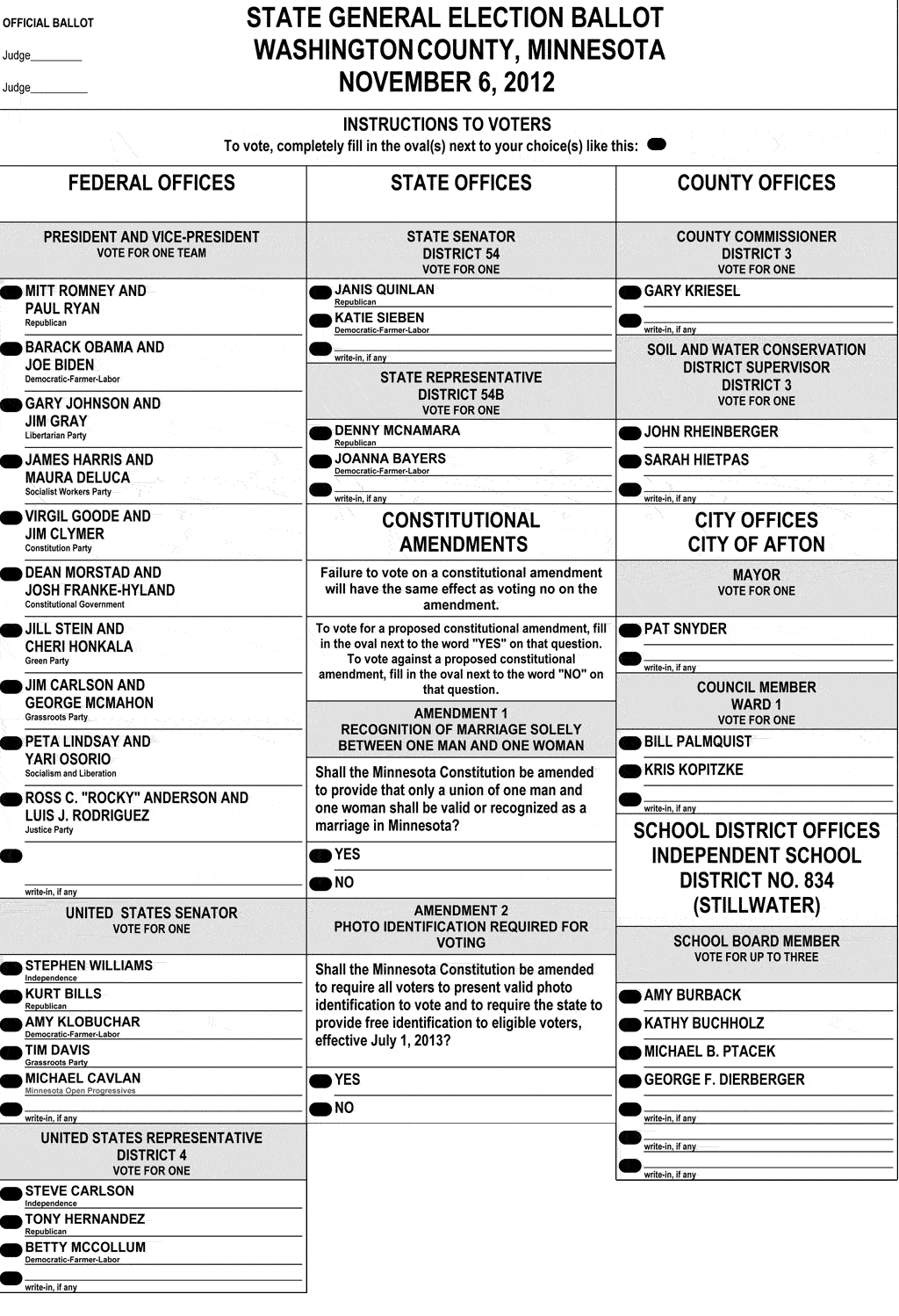 ballot