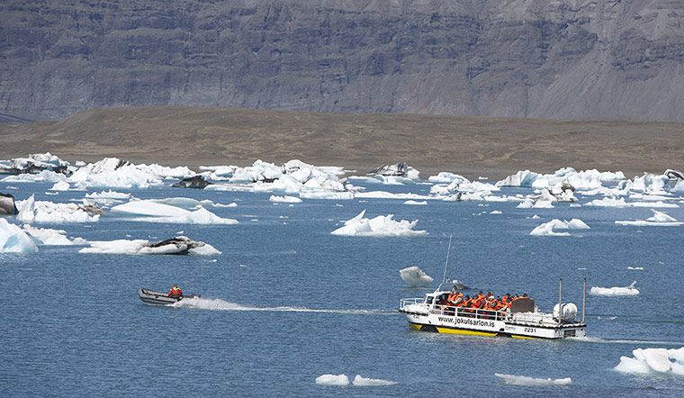 Bond locations: Glacial Lagoon, Essential Iceland holiday.