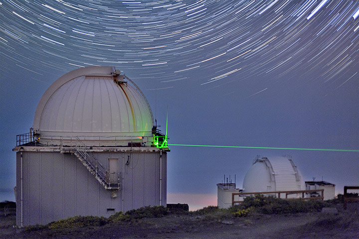A month in space: Stabilising laser