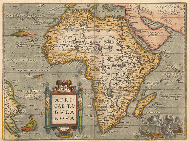 Africa map: Africa map: Ortelius