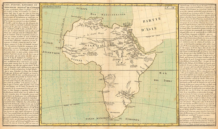 Africa map: Africa map: Clouet