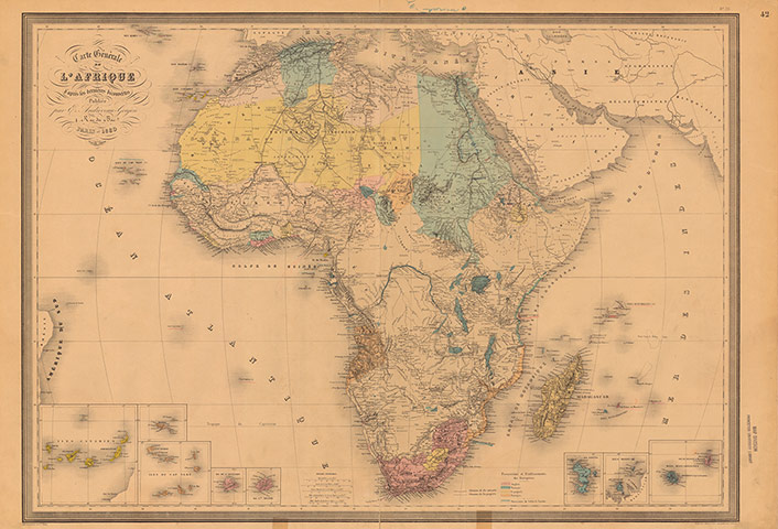 Africa map: Africa map: Andriveau2