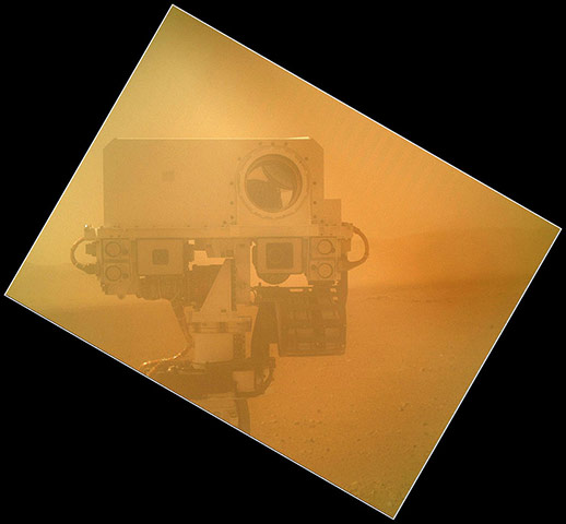 A month in Space: Rover Takes Self Portrait 