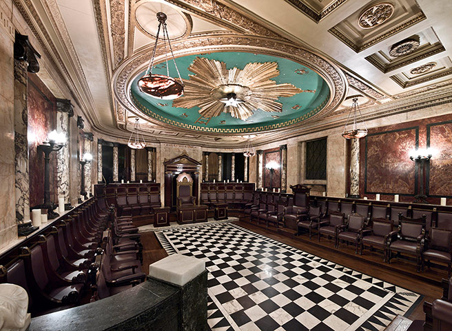 Hidden London interiors: Masonic Temple, Liverpool Street 