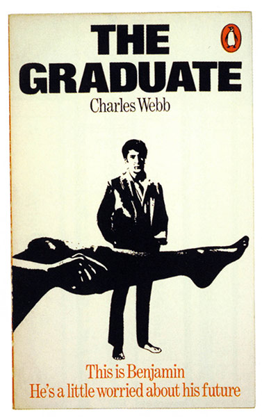 Penguin covers: The Graduate by Charles Webb, 1969.