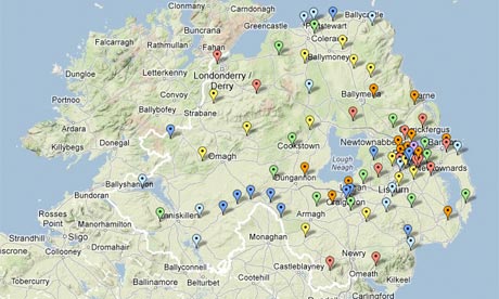 Postcode Areas Northern Ireland Cancer Diagnosis And Deaths In Northern Ireland By Postcode | News |  Theguardian.com