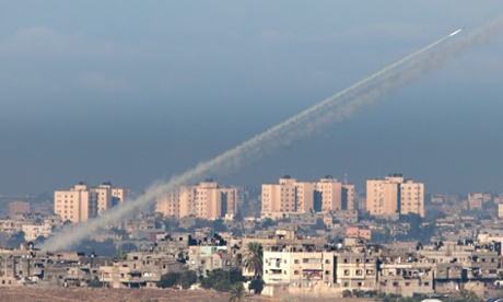 Rocket from Gaza aimed at Israel Sderot