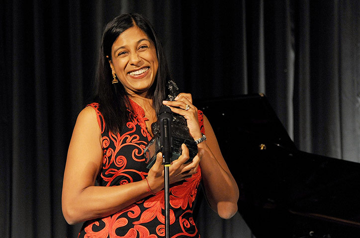 Evening Standard Awards : Lolita Chakrabarti accepts the Award for Most Promising Playwright
