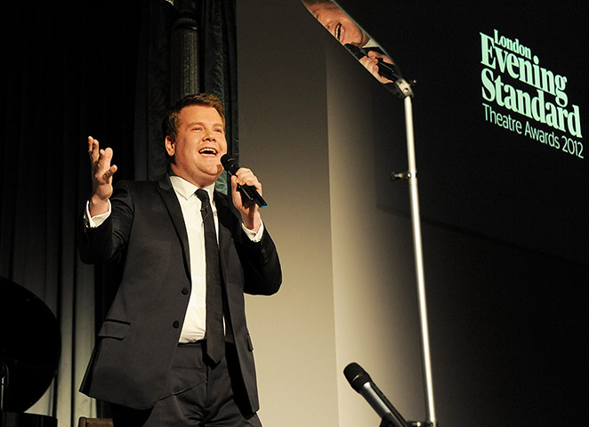 Standard Theatre Awards: James Corden hosts the 58th London Evening Standard Theatre Awards
