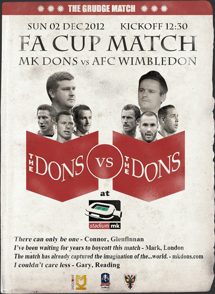 AFC Wimbledon's trip to MK Dons The Gallery Football The Guardian AFC Wimbledon's trip to MK Dons The Gallery Football The Guardian