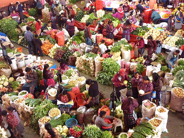 Readers comp Nov2012: market in Chichicastenango, Guatemala