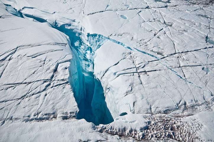 Polar Ice Sheets: Greenland ice sheet melting stages