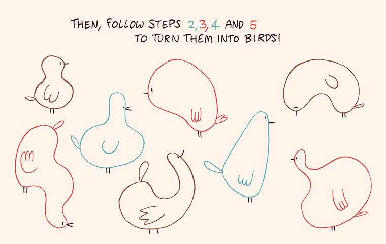 Luke Pearson How to Draw: Luke Pearson's How to Draw... birds 5