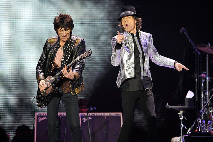 Week in music: Ronnie Wood and Mick Jagger of The Rolling Stones 